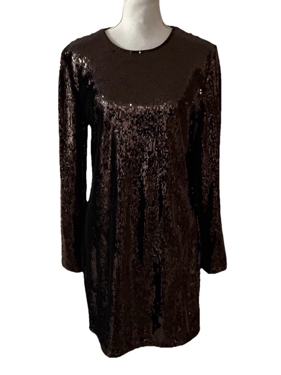 banana republic brown sequin dress Zapakasa Women Sparkly Champagne Mermaid Long Prom Dress with Slit Halter  Neck Beaded Sequins Backless Gala Dress with Keyhole main image 1